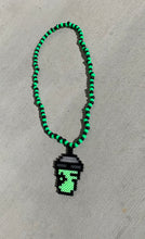 Load image into Gallery viewer, Boba Tea Perler Kandi necklace