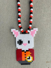 Load image into Gallery viewer, White Rabbit Perler Kandi necklace