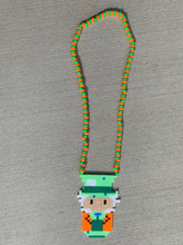 Load image into Gallery viewer, Mad Hatter Perler Kandi necklace