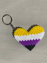Load image into Gallery viewer, LGTBQ+ Pride Hearts Keychains