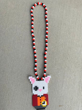 Load image into Gallery viewer, White Rabbit Perler Kandi necklace