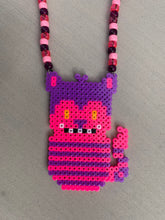 Load image into Gallery viewer, Cheshire Cat Perler/Kandi necklace
