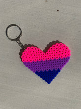 Load image into Gallery viewer, LGTBQ+ Pride Hearts Keychains