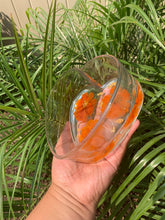 Load image into Gallery viewer, Resin Pressed Flower Glass bowl