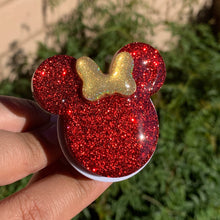Load image into Gallery viewer, Glitter Mouse Girl Phonegrip