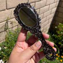 Load image into Gallery viewer, Black and Gold Ornate Mirror