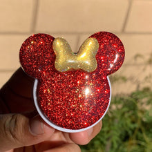 Load image into Gallery viewer, Glitter Mouse Girl Phonegrip