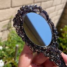 Load image into Gallery viewer, Black and Gold Ornate Mirror