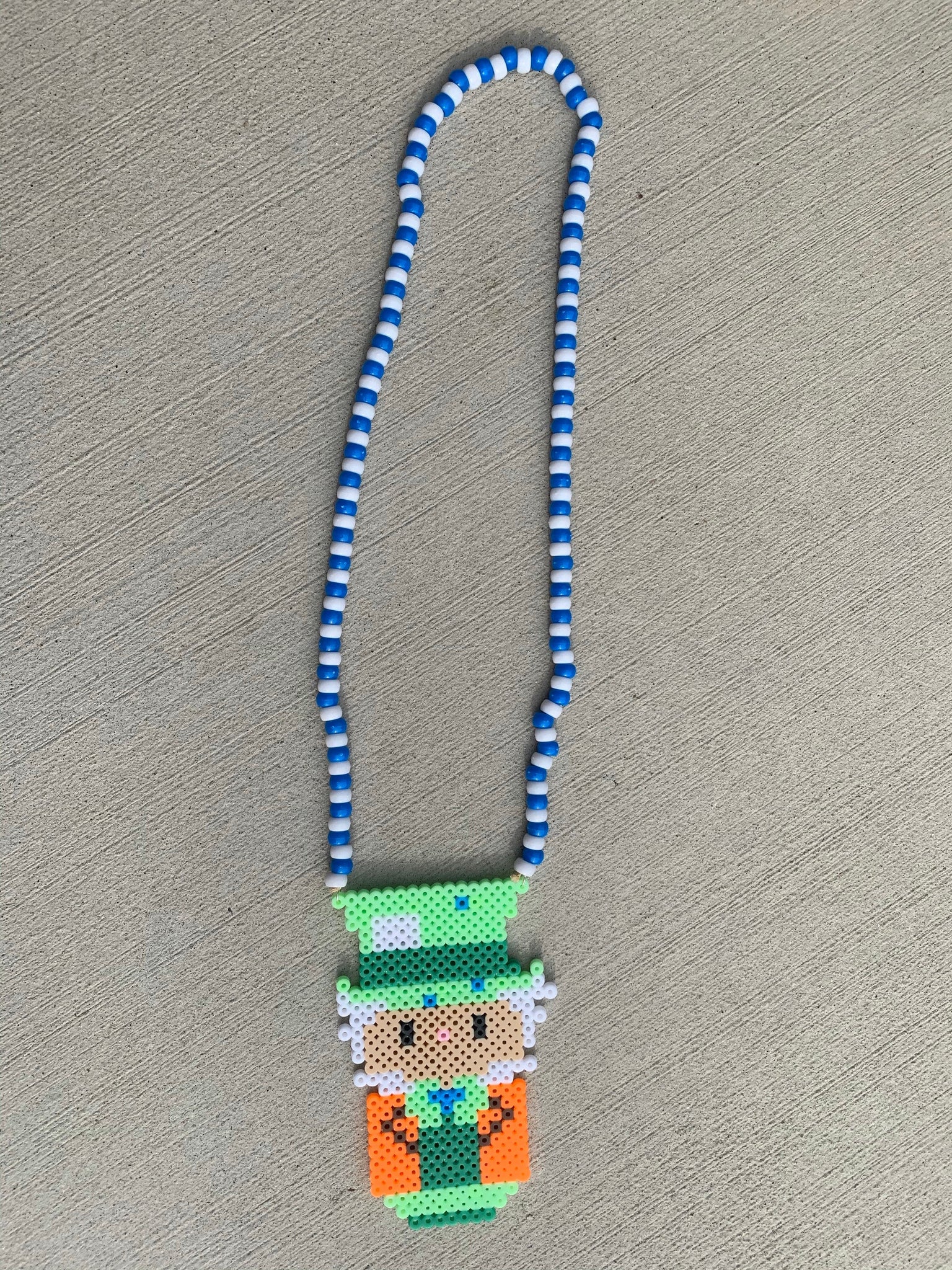 Trippy Stewie Kandi Necklace | Etsy | Diy perler beads, Perler crafts,  Perler bead patterns