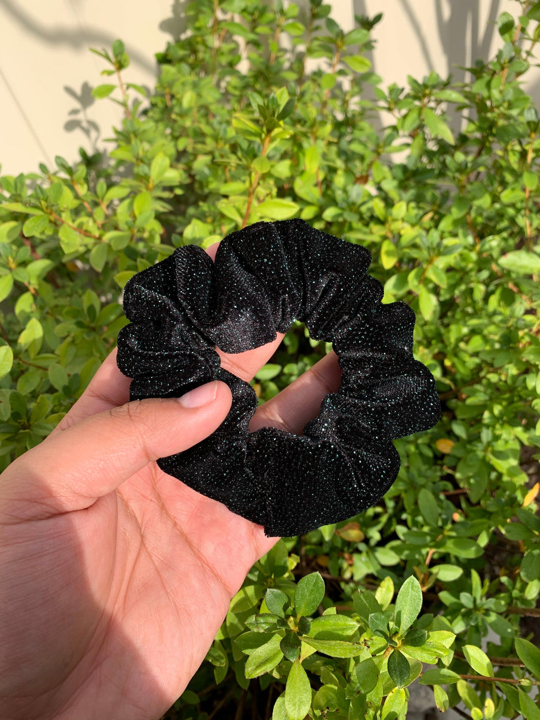Black Velvet Scrunchies