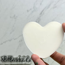 Load image into Gallery viewer, White &amp; Floral Heart Trinket Box
